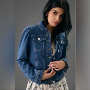 This item is an Anthropologie Pilcro Puff Sleeve Denim Jean Jacket.